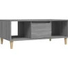 Salontafel 90x50x36,5 cm bewerkt hout grijs sonoma