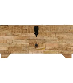 Salontafel 80x40x35 cm massief mangohout