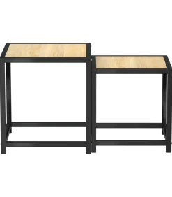 Salontafels 2 st MDF sonoma eikenkleurig