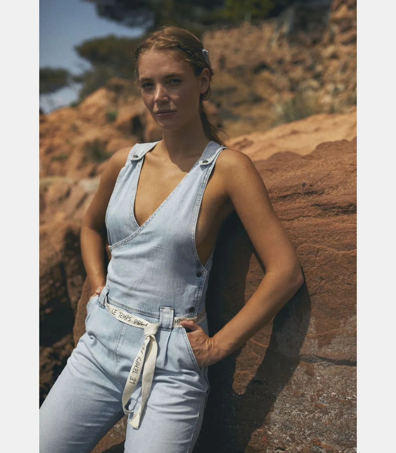 Salopette recht van jeans RIGA