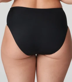 SATIN zwart tailleslip