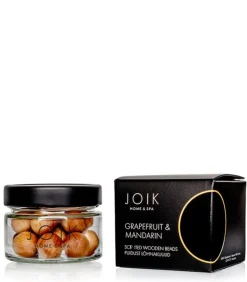 Scented Wooden Beads Grapefruit & Mandarin - 15 pcs