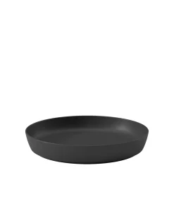 Schaal plat zwart Iconic