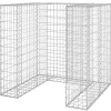 Schanskorf voor container 110x100x110 cm gegalvaniseerd staal