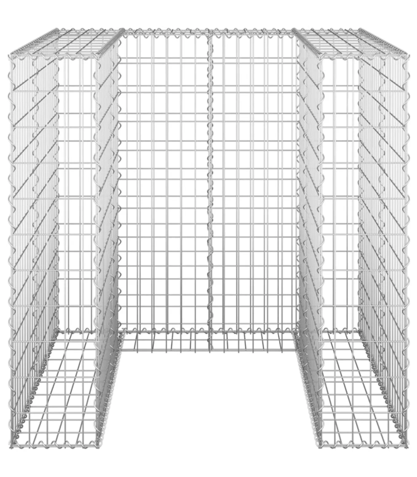 Schanskorf voor container 110x100x110 cm gegalvaniseerd staal
