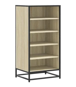 Schoenenrek 48x38x97,5 cm bewerkt hout sonoma eikenkleurig