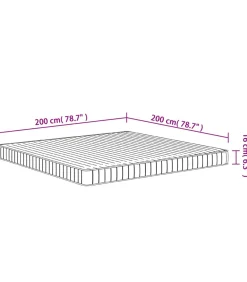Schuimmatras middelzacht 200x200 cm