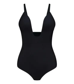 Sculpting Bodysuit Diepe V String | Zwart M