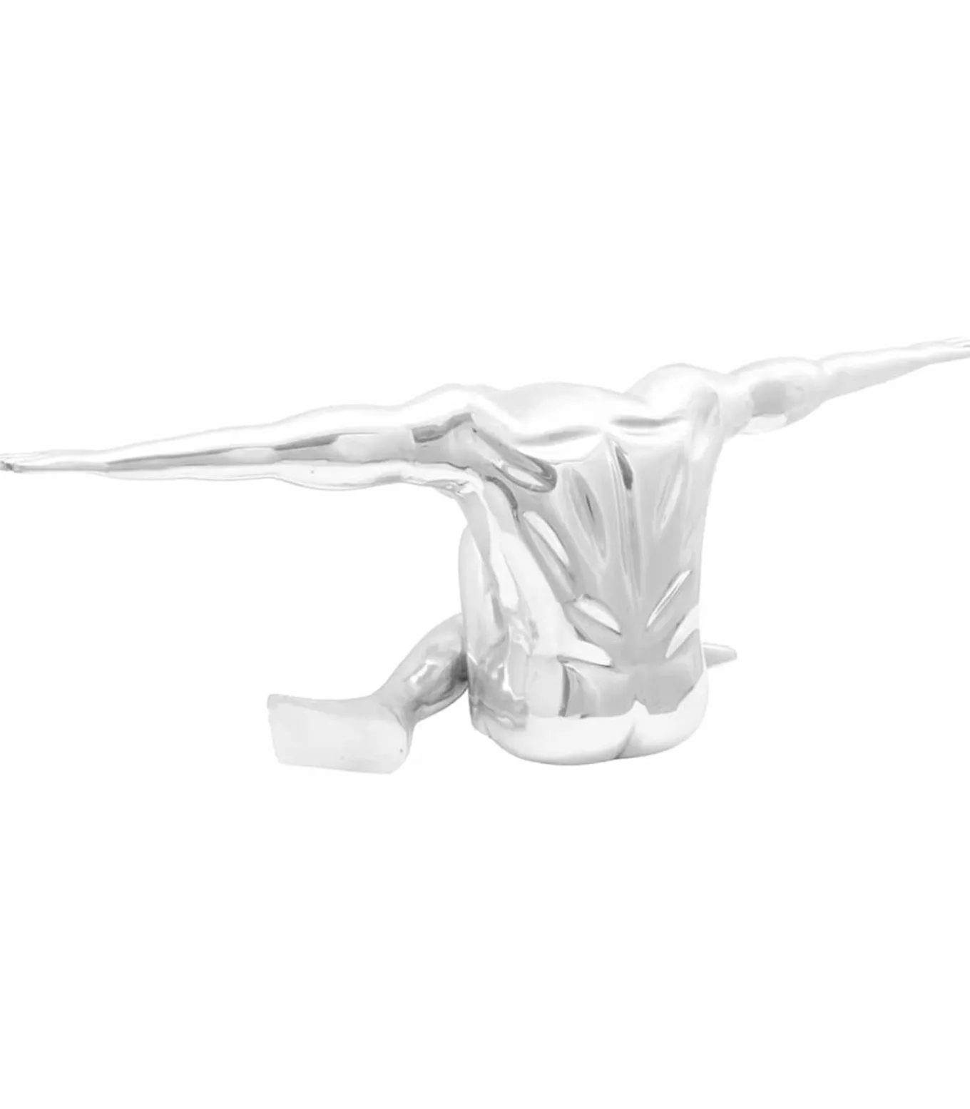 Sculptuur Zilver 91,5 x 32 x 33 cm Aluminium