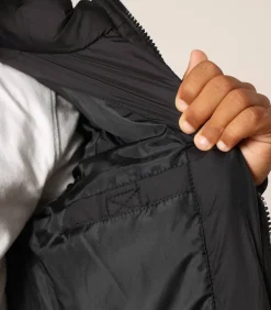 SECTOR - Gewatteerde jas met capuchon en zakken met rits