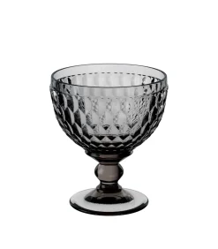 Sektschaal/dessertschaal smoke Boston coloured