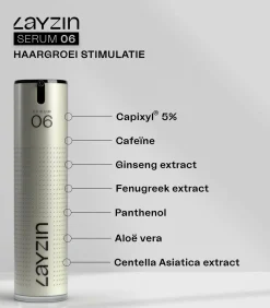 SERUM 06 Haargroeiserum Stopt haaruitval Sterkt haren