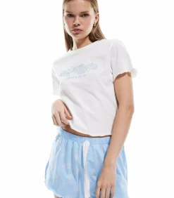 Set Korte Pijama van Katoen met Schelpenprint