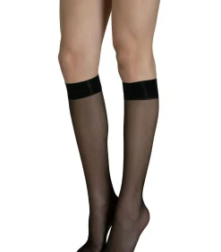 Set van 2 paar kniehoge sokken 15 DEN Pretty