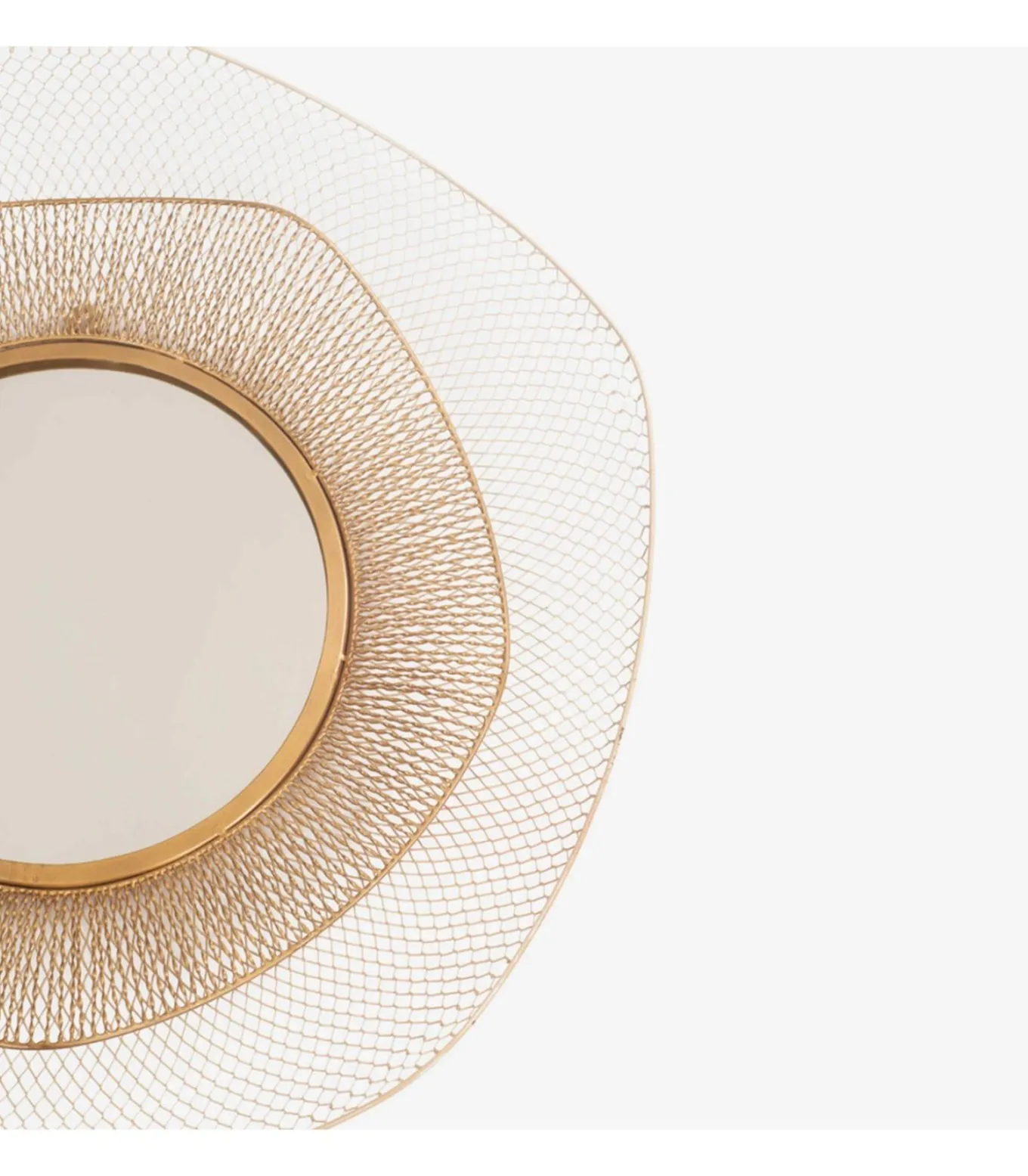 Set van 3 spiegels in organische vorm, 31 cm