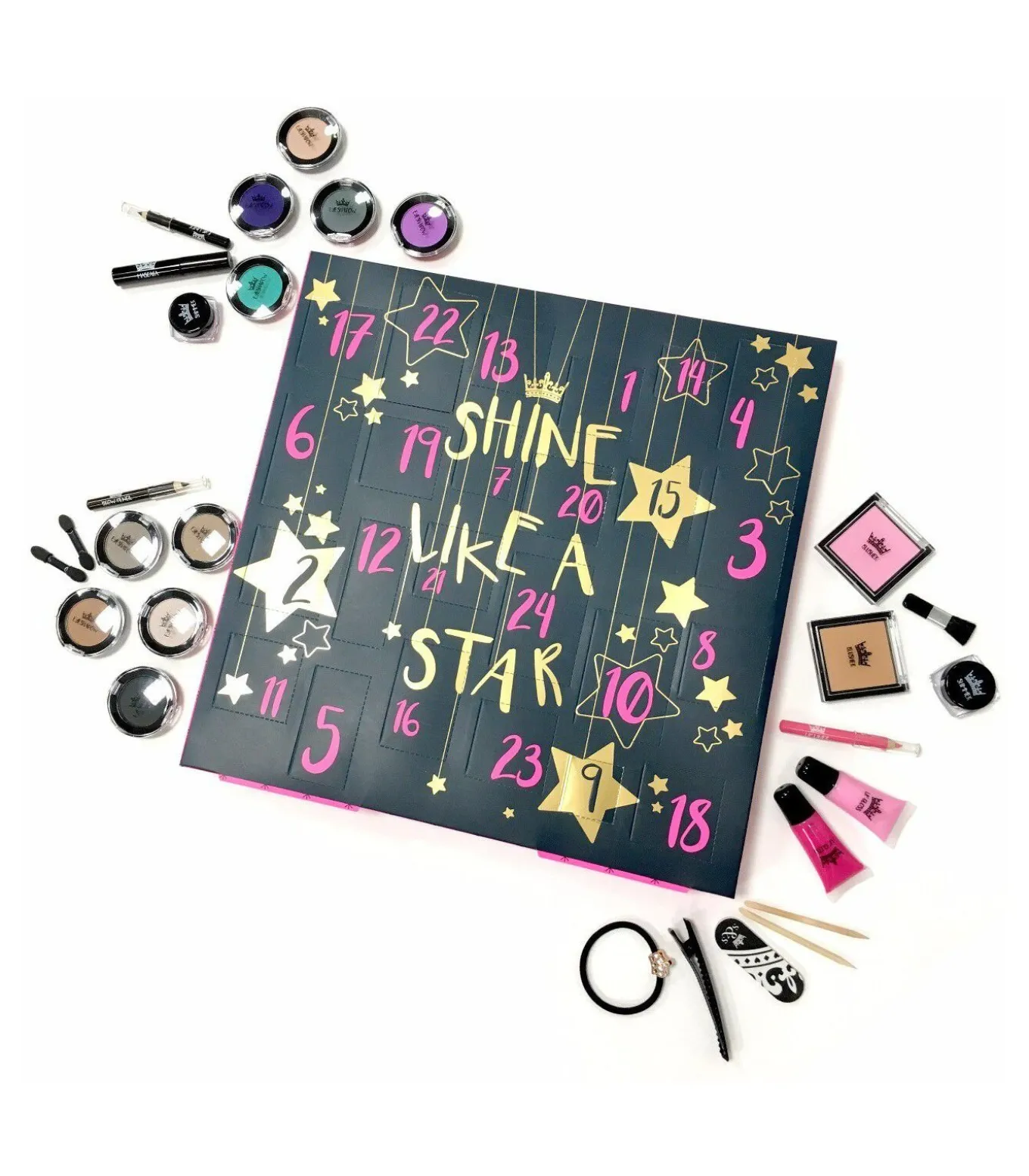 Shine Like a Star make-up en accessoires adventskalender