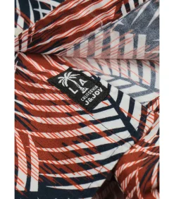 Shirt met lange mouwen bedrukte bladeren