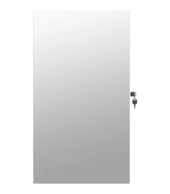 Sieradenkast met spiegel en LED wandgemonteerd wit