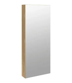 Sieradenkast met spiegel en LED wandgemonteerd