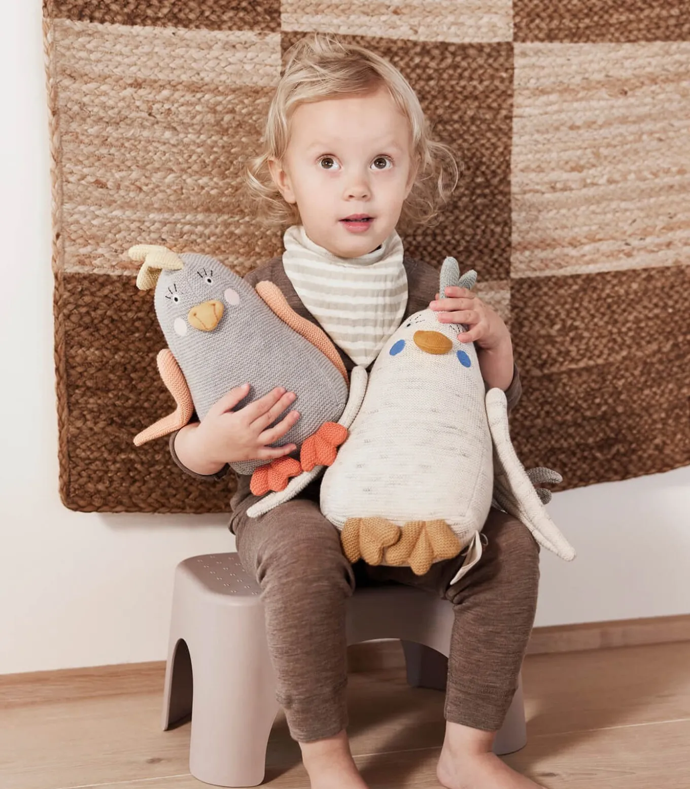 Slabbetje Set van 2 van katoen