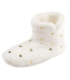 Slippers laarzen Gold ivoor