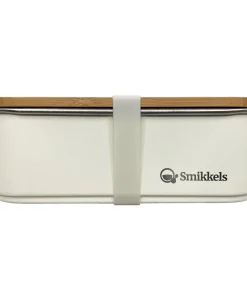 Smikkels - RVS Lunchbox - Zacht wit