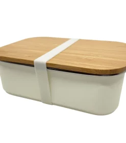 Smikkels - RVS Lunchbox - Zacht wit