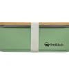 Smikkels lunchbox RVS met bamboe deksel groen 900ml - duurzame broodtrommel