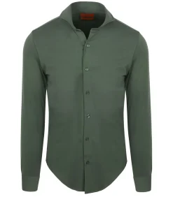 Sorona Overhemd Donkergroen