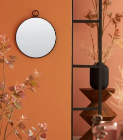 Spiegel Disa - Zwart - Ø40cm