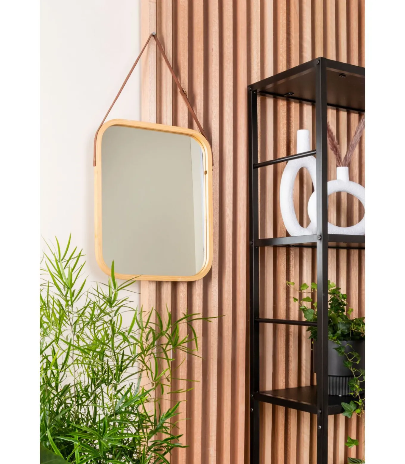 Spiegel Idyllic - Naturel - 33x40,5 cm