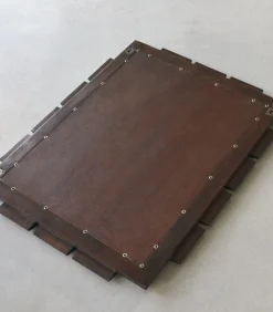 Spiegel in mindihout 100x80 cm Isaac