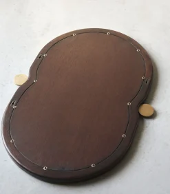 Spiegel in mindihout 80x50 cm Agate