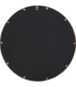 Spiegel rond 40x4 cm ijzer zandkleurig