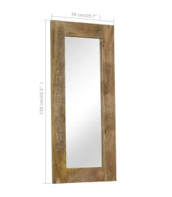 Spiegel 50x110 cm massief mangohout