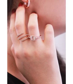 Spiraalring - Oostenrijks Kristal