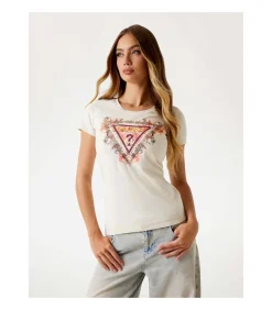 Ss Triangle Flowers Tee
