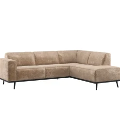 Statement Hoekbank Rechts - Chenille - Velvet Taupe