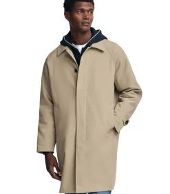 Steengrijze jas Clemson met Polo Club-logo