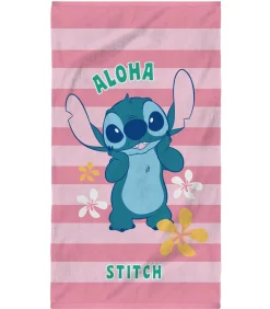 Strandlaken met print, 100% katoen, DISNEY HOME STITCH OHANA
