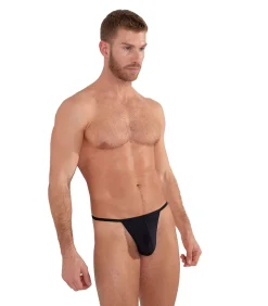 string plumes g-string black