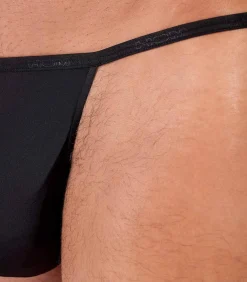 string plumes g-string black