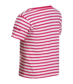 STRIPE - T-shirt - Oud Roze
