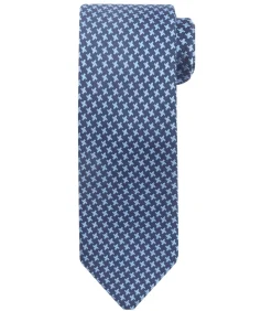 Stropdas Zijde Dessin Navy