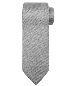 Stropdas Zijde Grijs K82-1