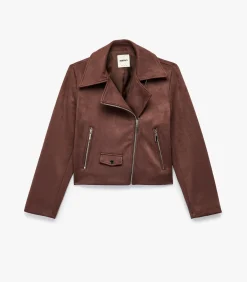 Suède Crop Jasje Lang Bruin