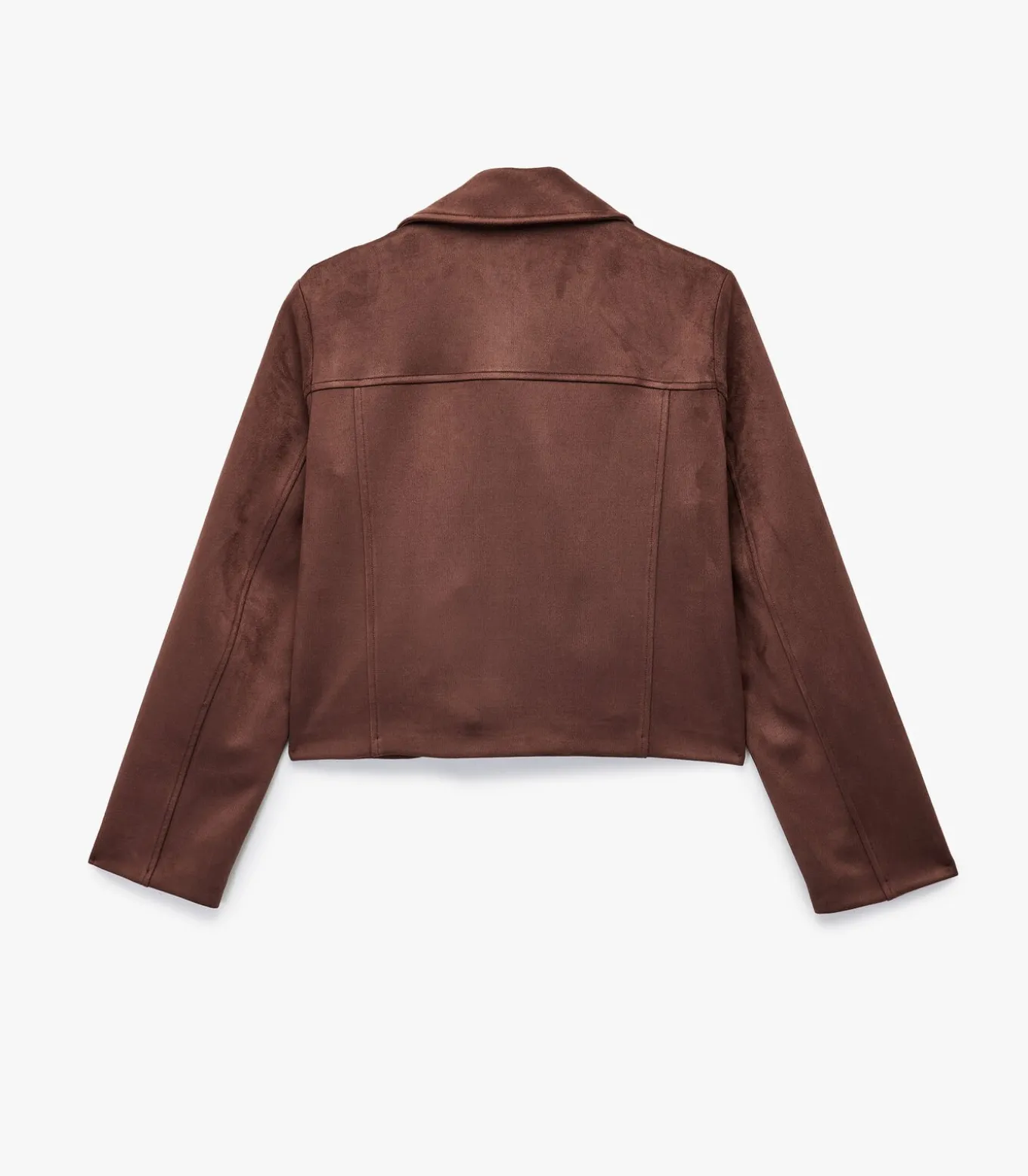 Suède Crop Jasje Lang Bruin