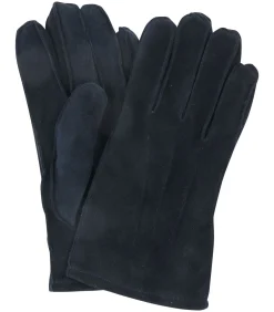 Suede Handschoen Navy