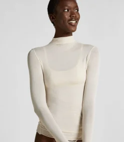 super soft Turtleneck shirt met Cashmere