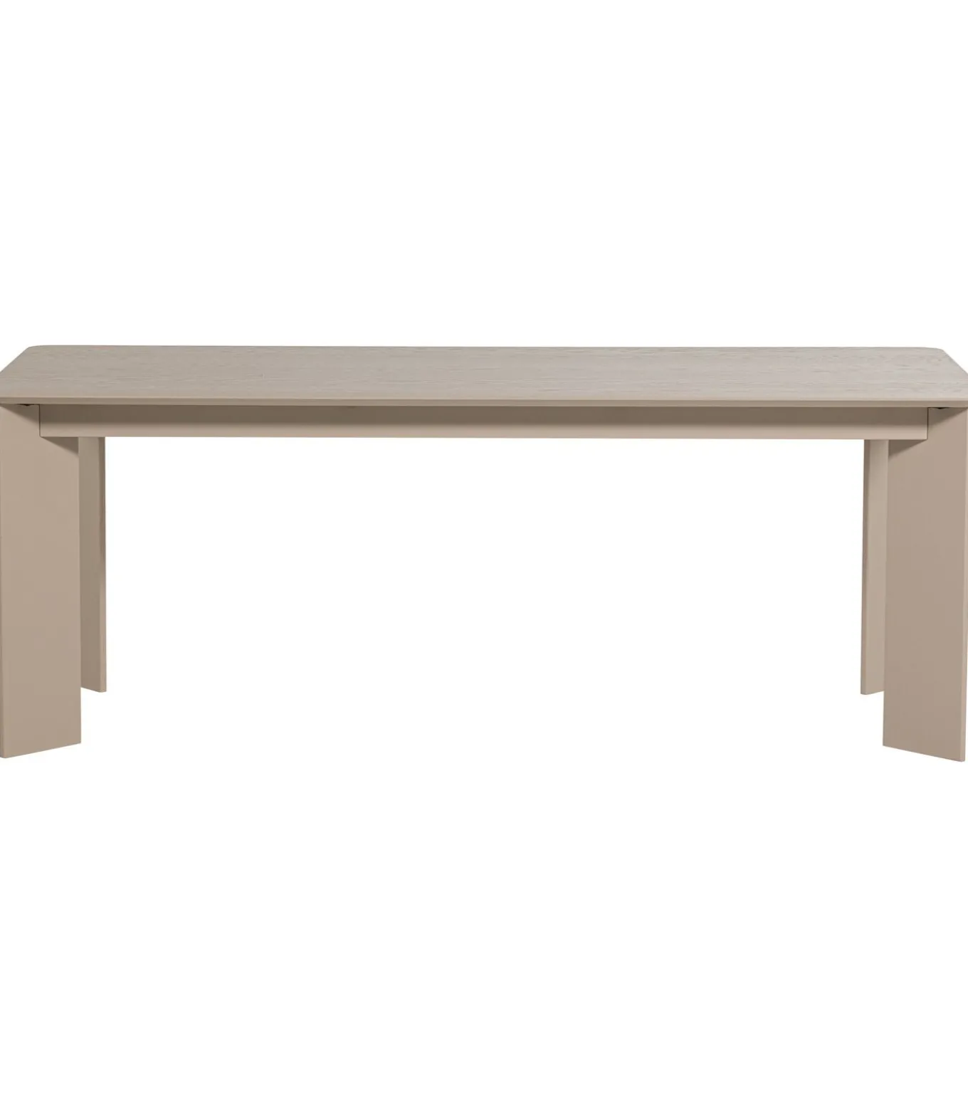 Tablo Eettafel Afgerond DL - Eikenhout - Dakargrau - 76x239x99